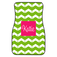 Chevron Split Car Floor Mats