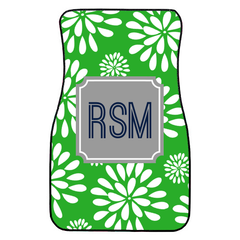 Pretty Peony Car Floor Mats