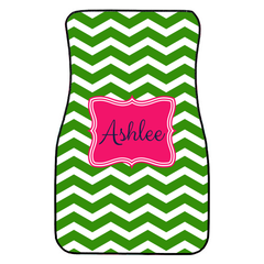Wide Chevron Car Floor Mats